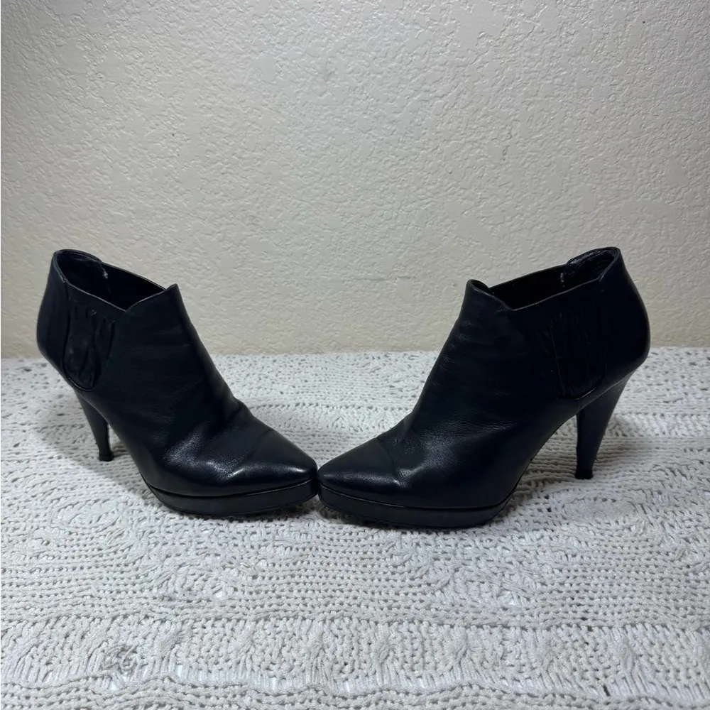 Prada Black Ankle Booties Size 36 1/2 - Image 3