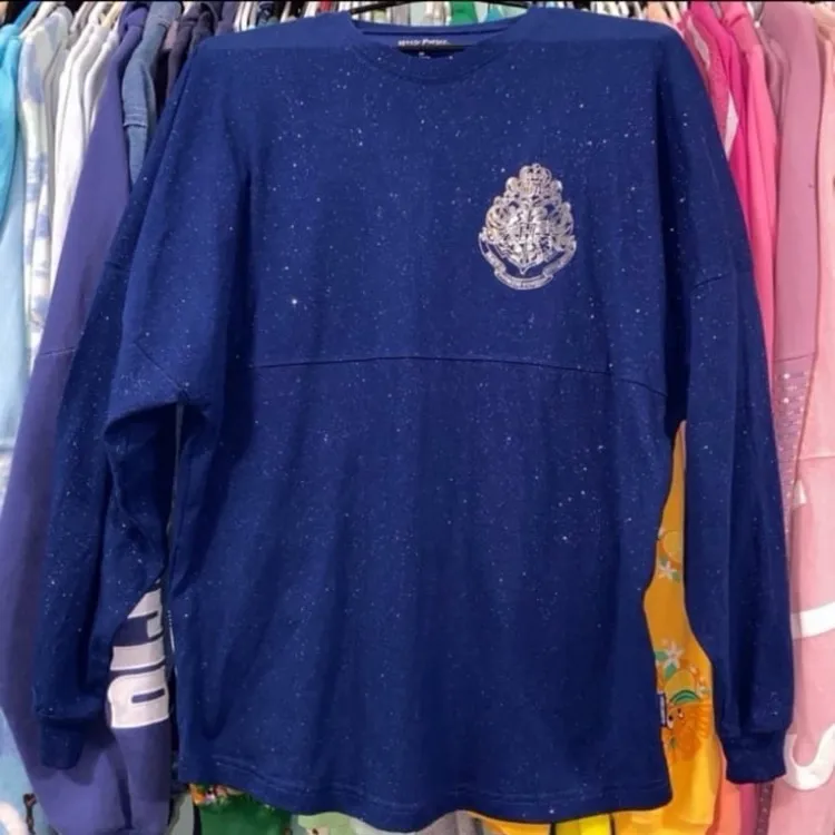 Universal studios Harry Potter wizard world Hogwarts is my home spirit jersey S Blue - Image 7