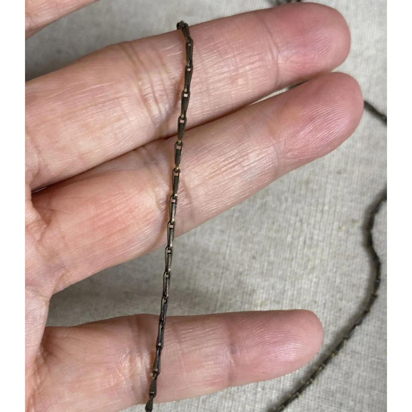 Belladonna Cross Necklace VTG Signed Collar Blue Crystal Rhinestone Enamel Rare - Image 3