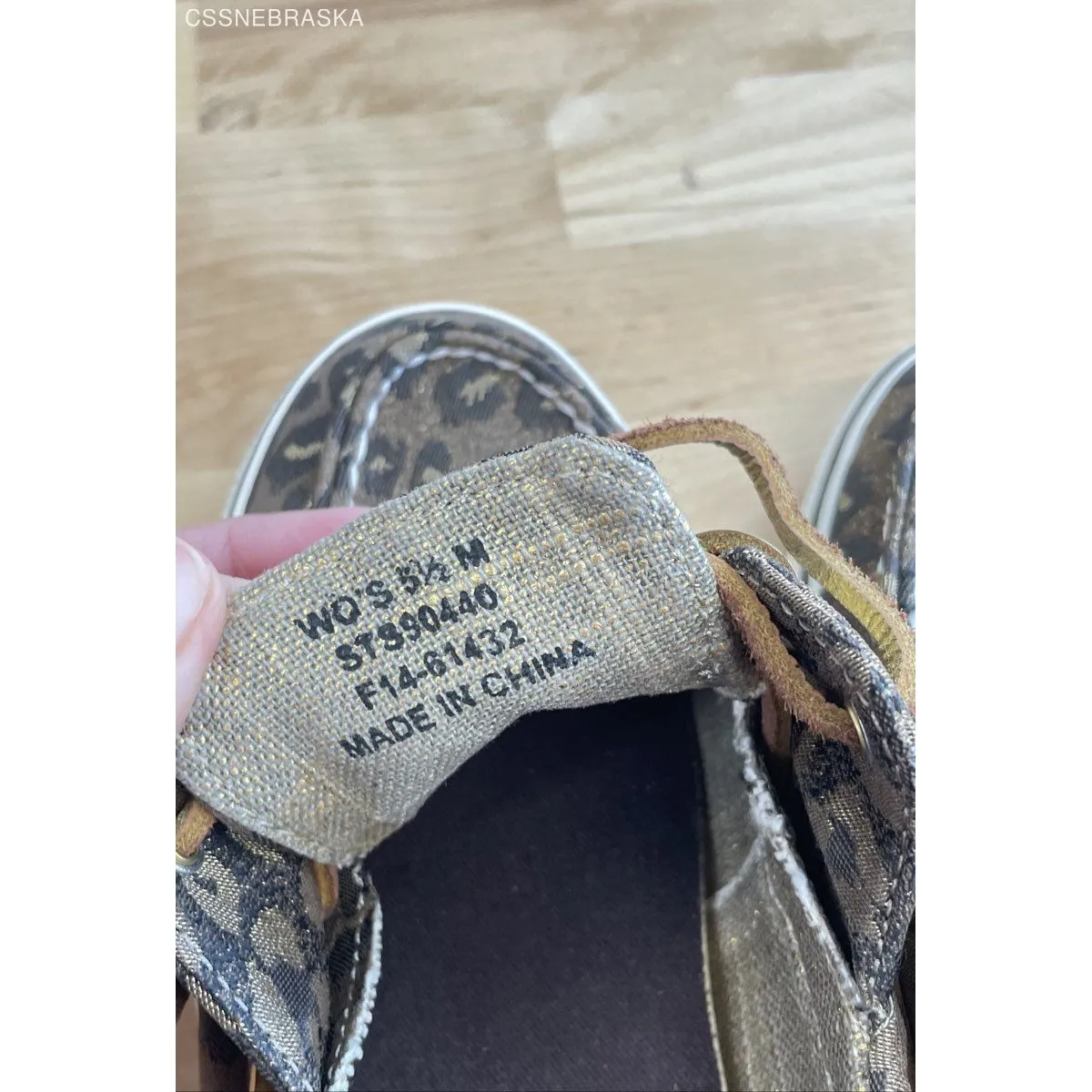 Sperry Top-Sider Women's Boat Shoes Leopard Print Gold Eyelets Casual - Size 5.5 - Image 7