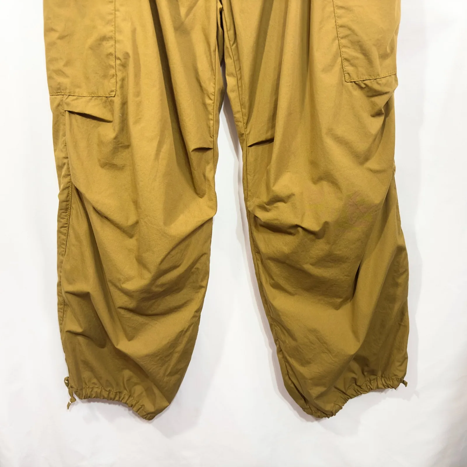 Pilcro Anthropologie Medium Parachute Pants Cargo Drawstring Bronze High‎ 1532 - Image 7