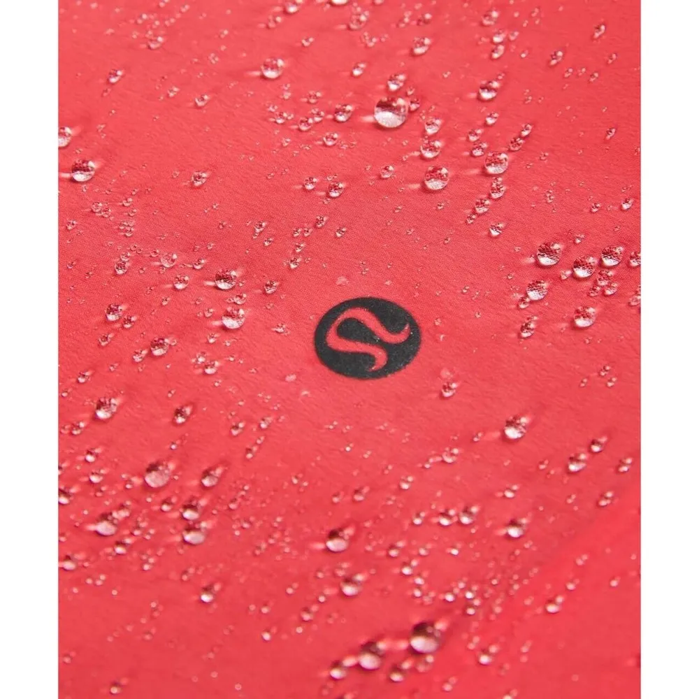Lululemon Fast Free Running Windbreaker  Size 4 Pale Raspberry Waterproof New - Image 4