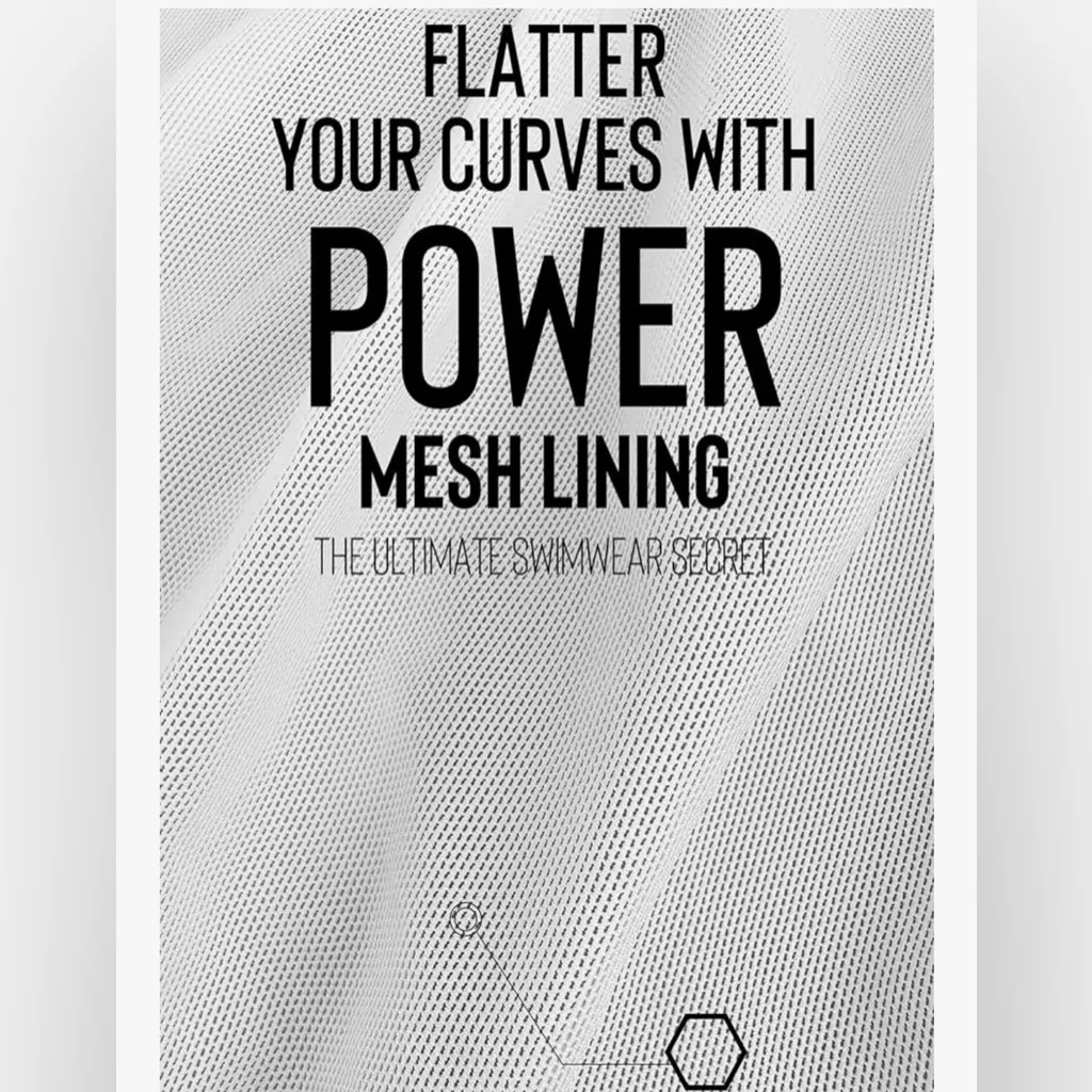 NEW Swimsuit 1 Pc Bathing Suit Square Neck Cutout Back Tummy Control M - Image 4