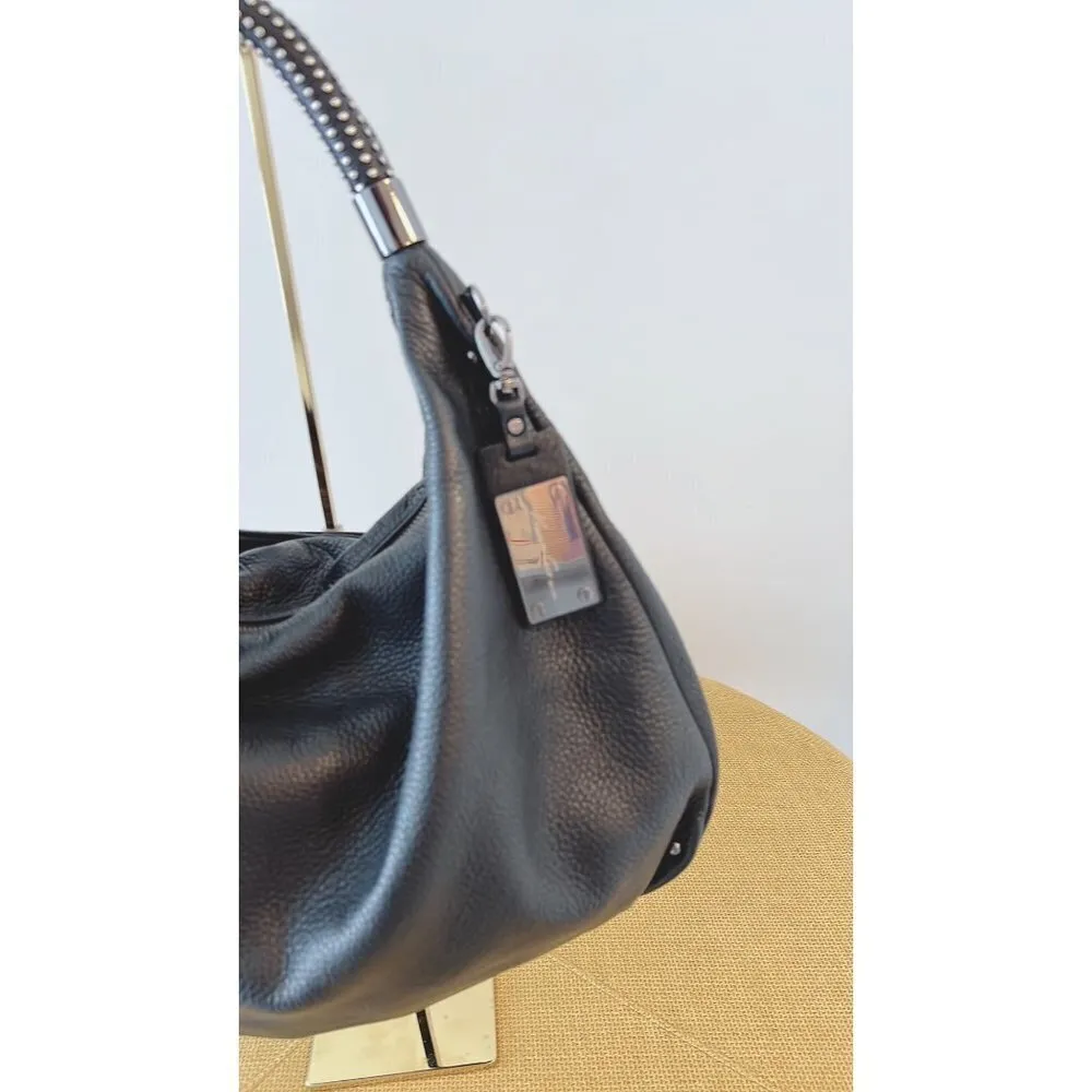 Vintage Kenneth Cole Shoulder Tote bohemia handbag Women’s black - Image 10