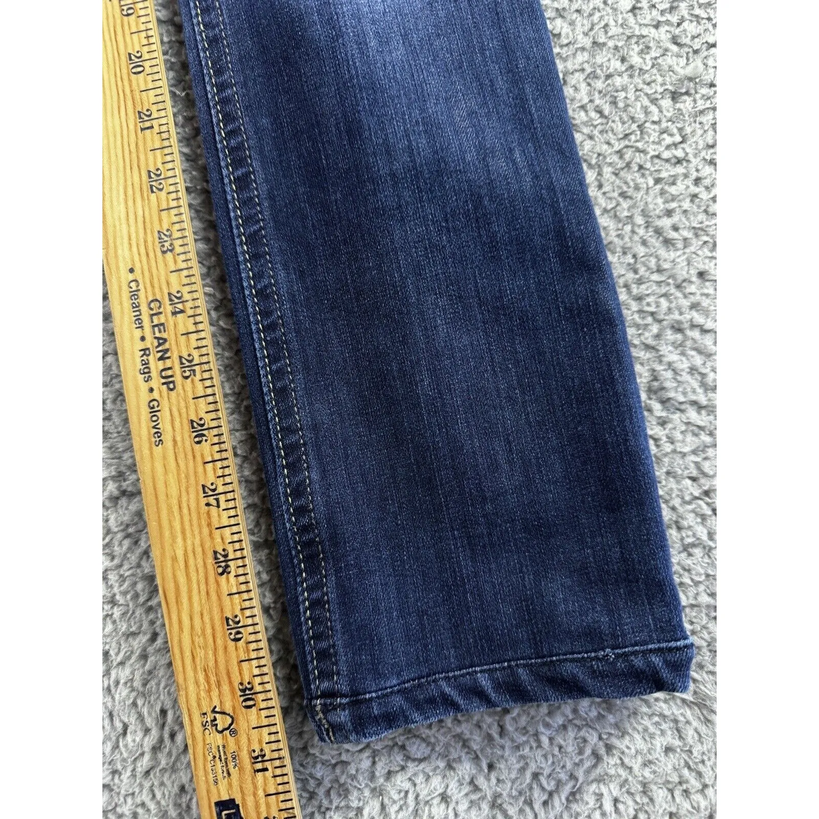DL1961 Jeans Women 26 Kate Slim Straight Low Rise Dark Wash Blue Denim Pants‎ - Image 5