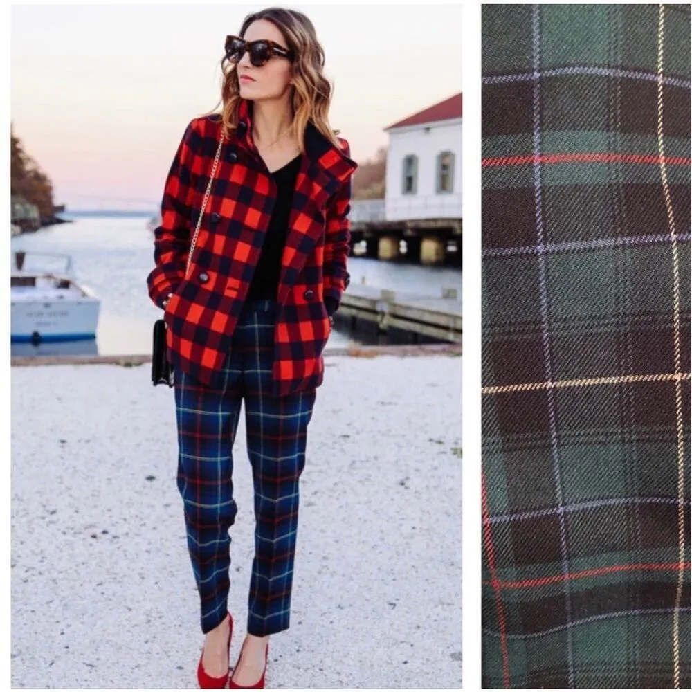 ✨Talbots Plaid Heritage Wool Blend Sz 12Petite Pants✨ - Image 3