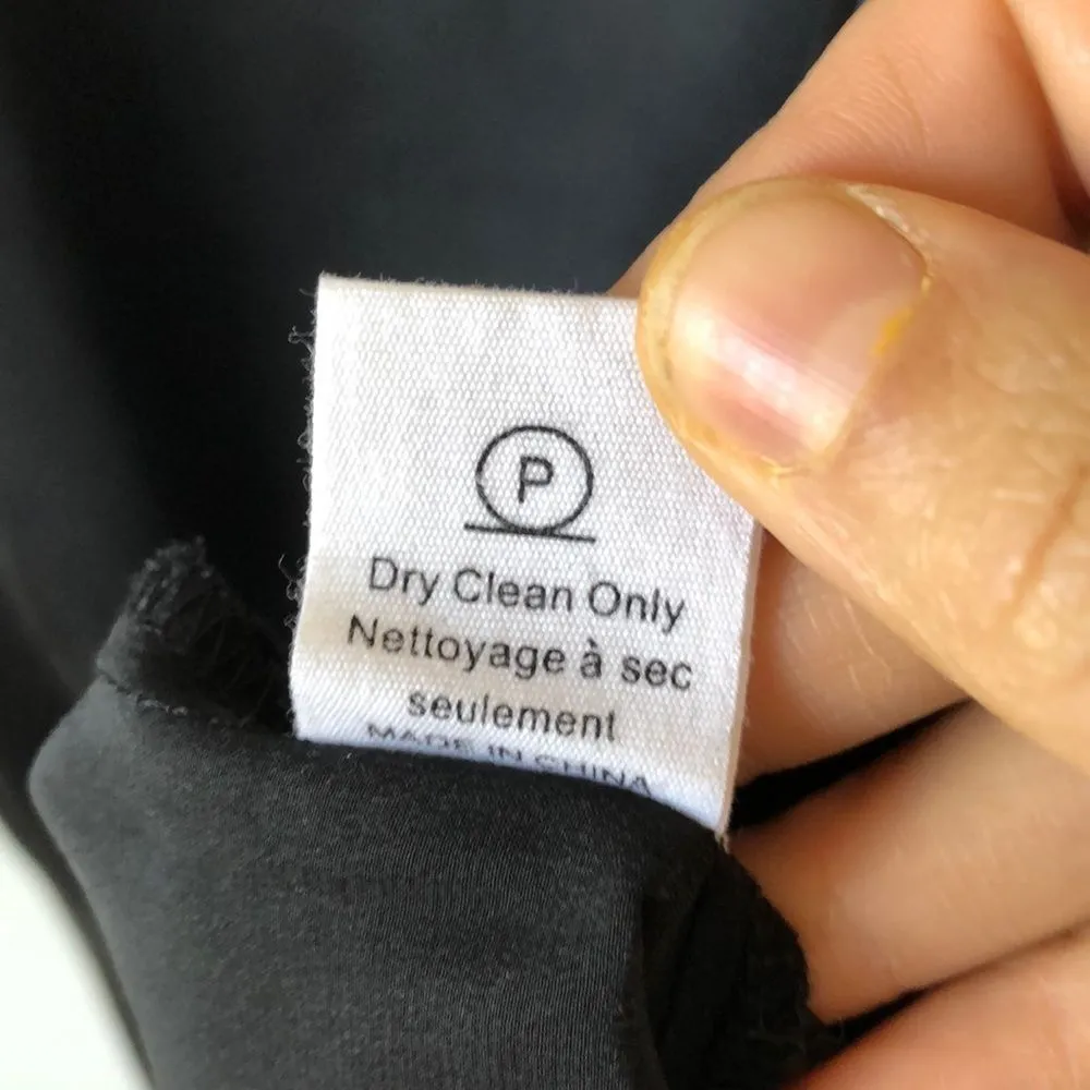 Funktional Silk Shoulder Crop Dress Angora Wool Silk Size‎ XS Black - Image 7