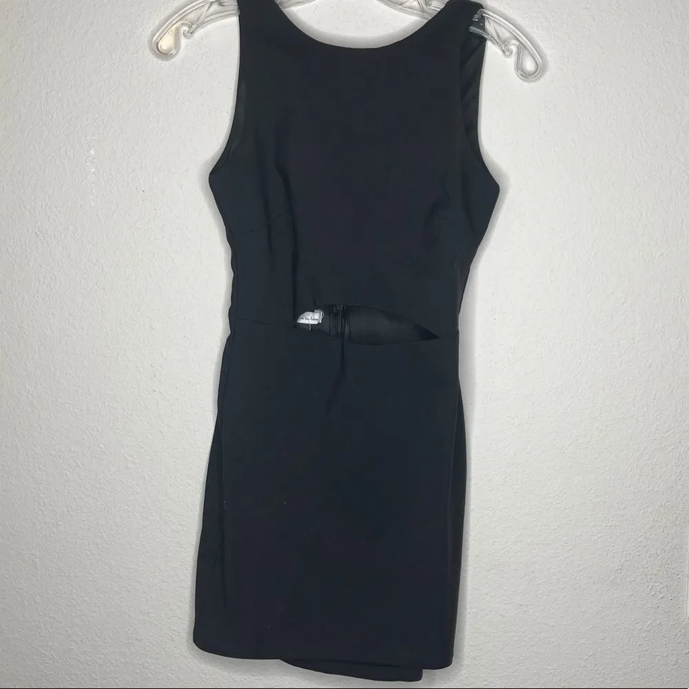 Faith In Love Mini Dress Black‎ Black Size 8 - Image 6