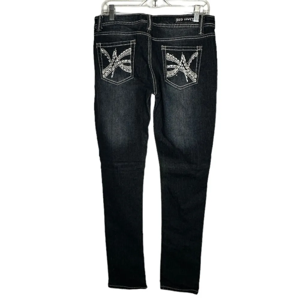 Red Rivet‎ Jeans Blue Size undefined - Image 5