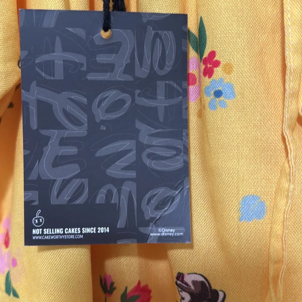 Disney Cakeworthy NWT Snow white yellow puff sleeve woman plus size 2XL dress - Image 4