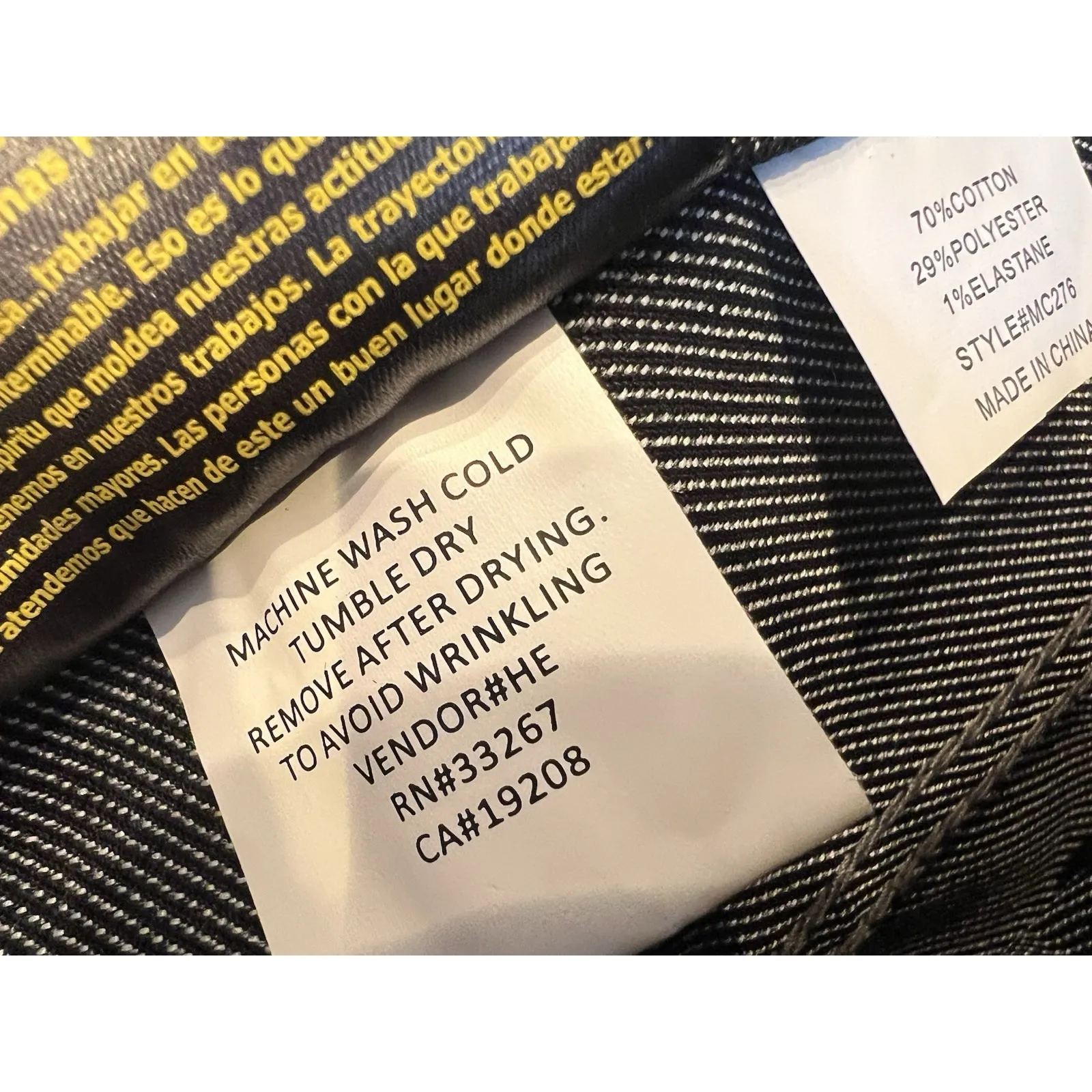 McDonalds Pants Womens Size‎ 8 Black Employee Uniform MC276 Black NWOT Jeans - Image 5