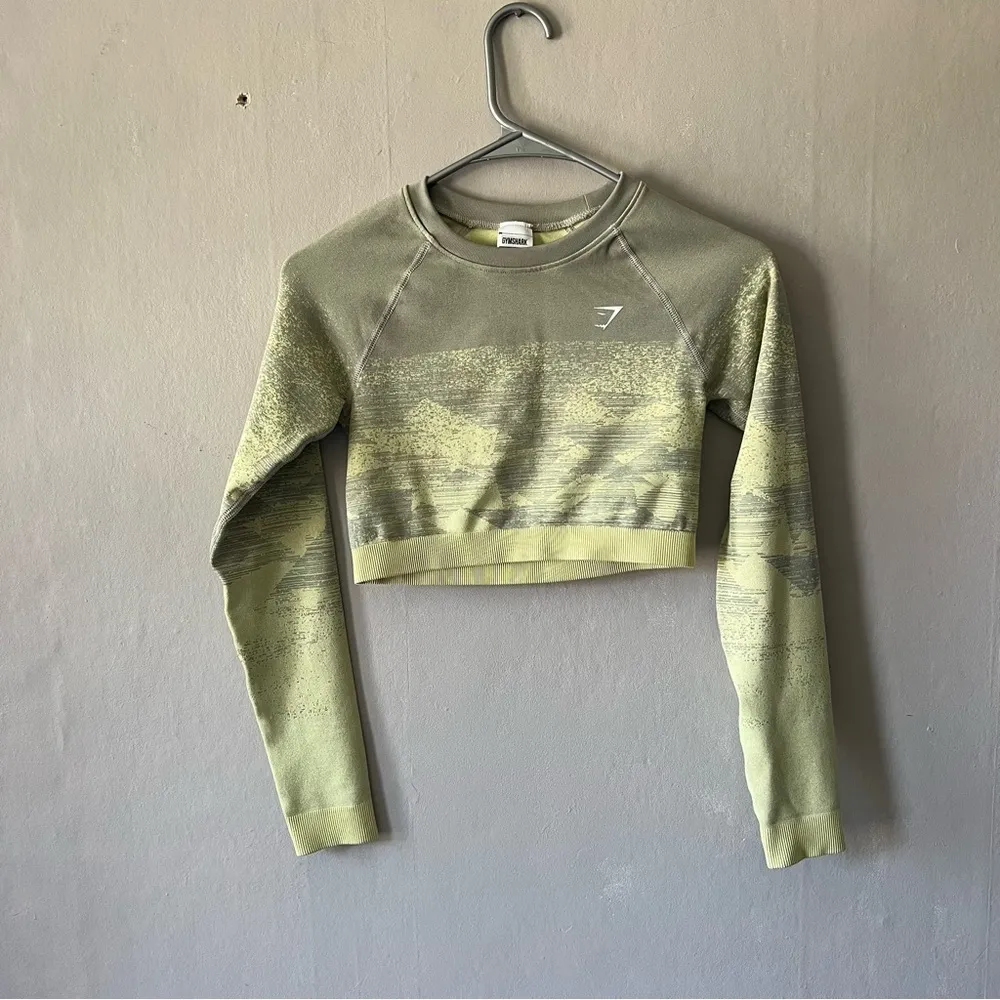 🛍️Gymshark Adapt Ombré Seamless Long Sleeve Size Small - Image 2