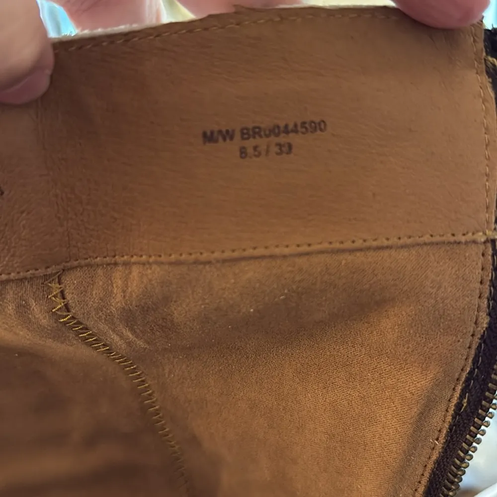 {8.5} Born Leather LUCERO Over the Knee High Boots Tan - Image 6