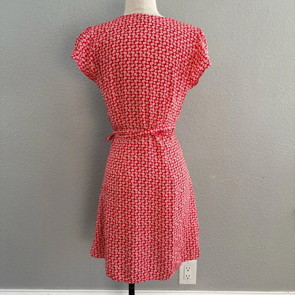 Aerie Floral‎ wrap dress Size XS EUC - Image 6