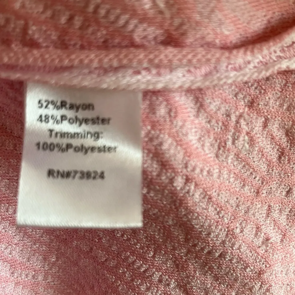 Ming Wang Dress Pink & White Lace Trim Open Sleeve Knit Dress Sz XL NWT *Flaw* - Image 15