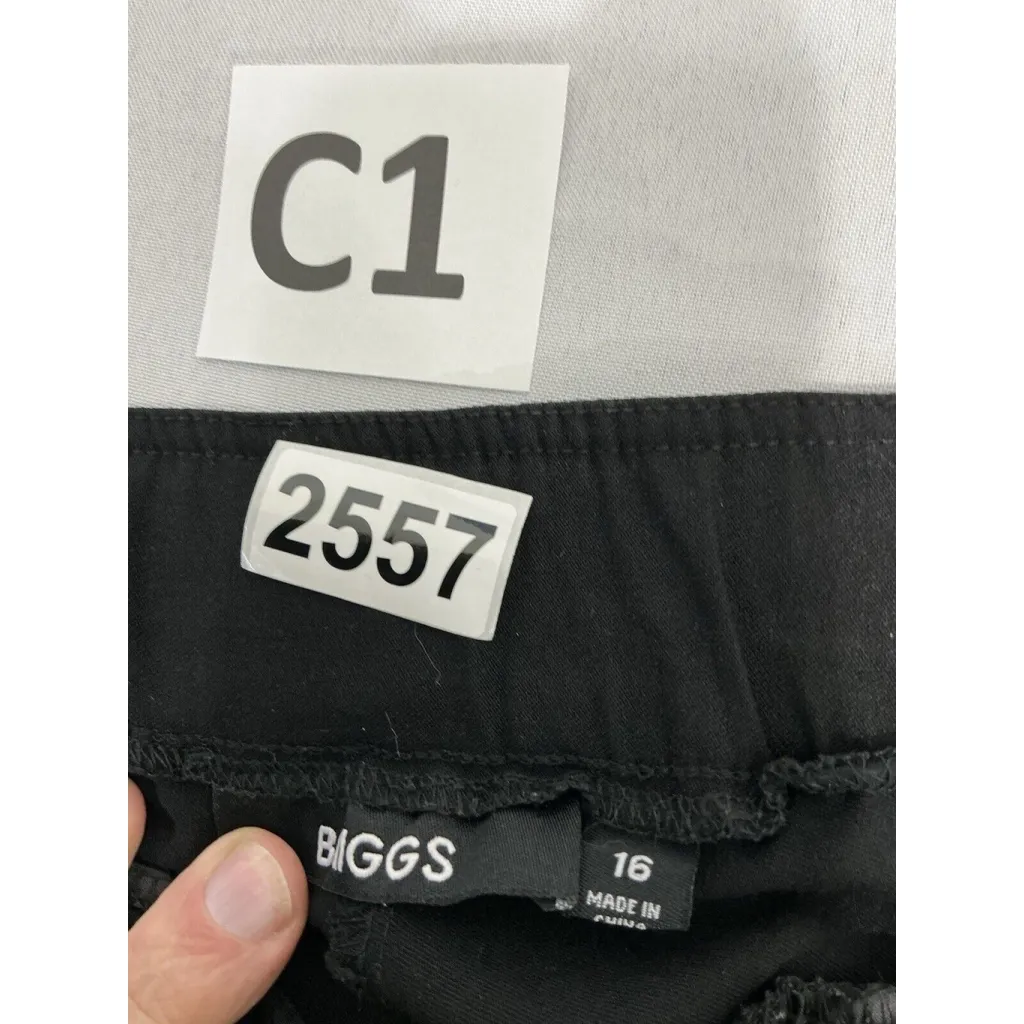 Womans Briggs Size 16 Black Pullon Elastic Waist Pants - Image 3