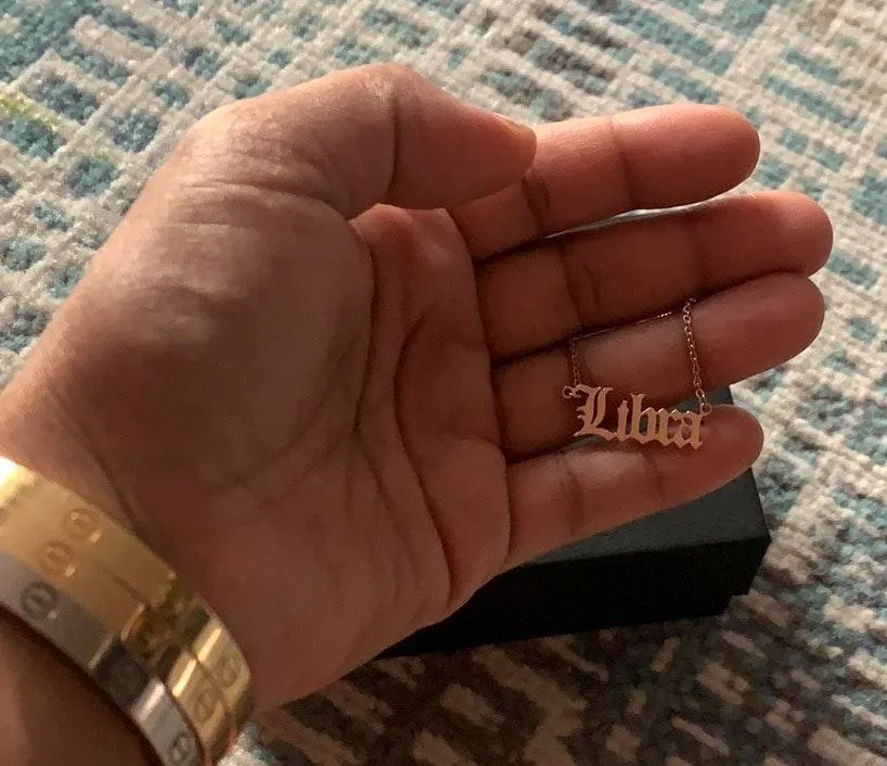 Libra Sign Necklace... Gold - Image 6