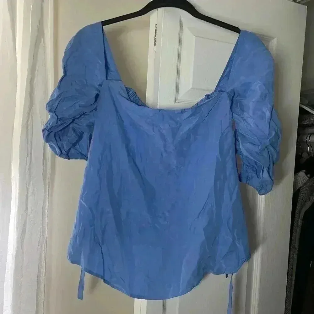 Club Monaco silk top​​​​​​ - Image 6