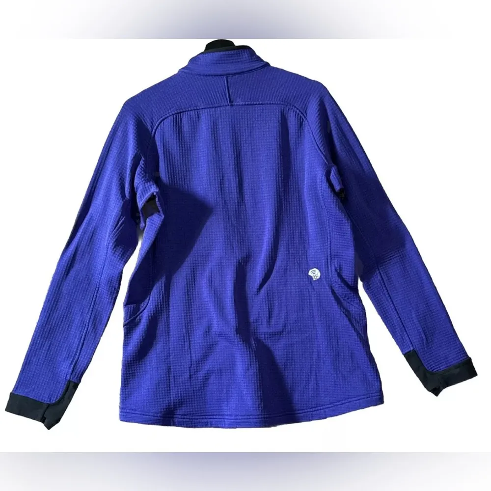 Mountain Hardwear WOMEN'S POLARTEC® POWER GRID™ HALF ZIP JACKET Purple Size XL - Image 4