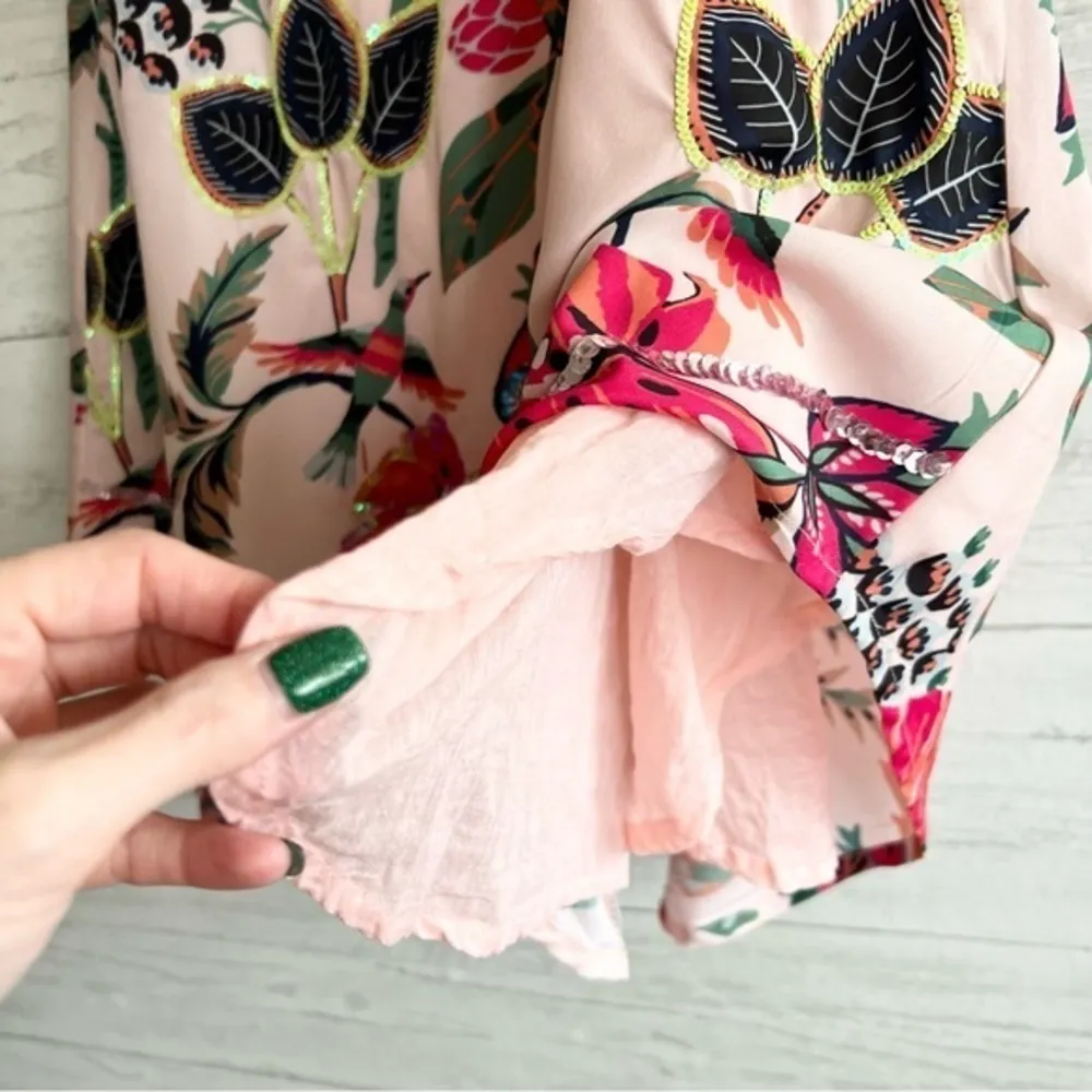 Raga Botanical Scoop Hem Embellished Mini Dress - Image 8