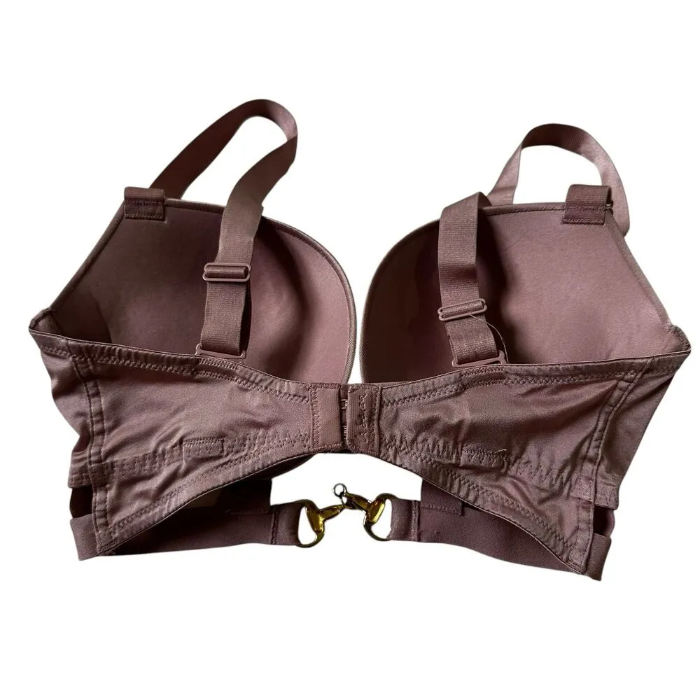 La Senza Pink Rose Beyond Sexy Underwired Push Up Bra Women Size 32D | 64-22 - Image 4