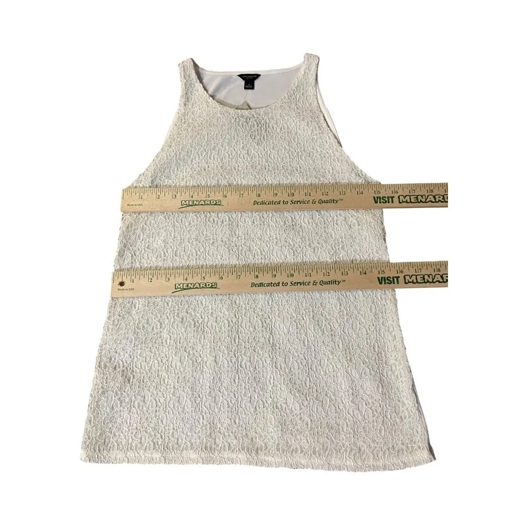 Ann Taylor Blouse Womens S NEW Cream Sleeveless - Image 9