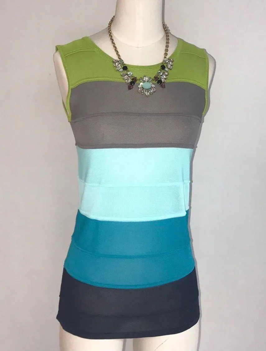 Doncaster Color Block Knit Top NWOT - Image 2