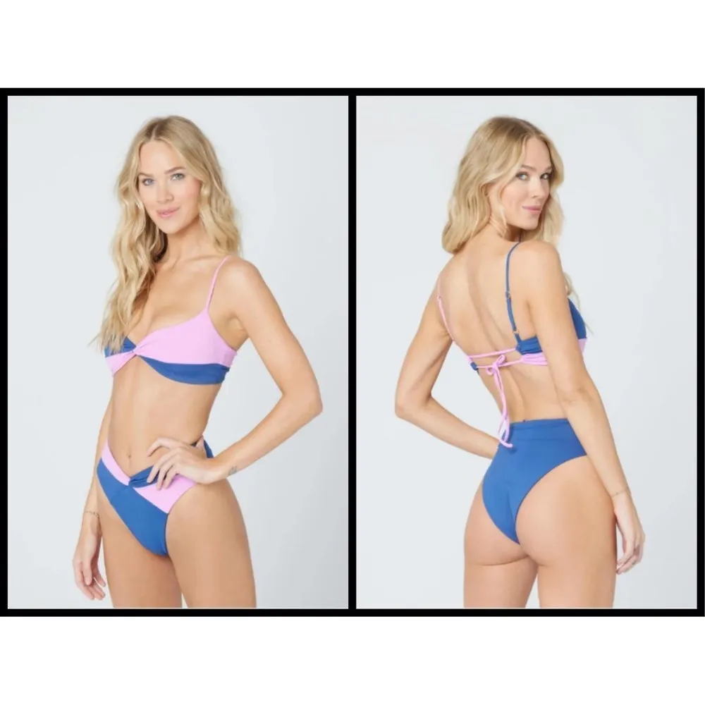 💕L*SPACE💕  Color Block Bikini Set (Ringo Top L + Mercury Classic Bottom M) NWT - Image 4