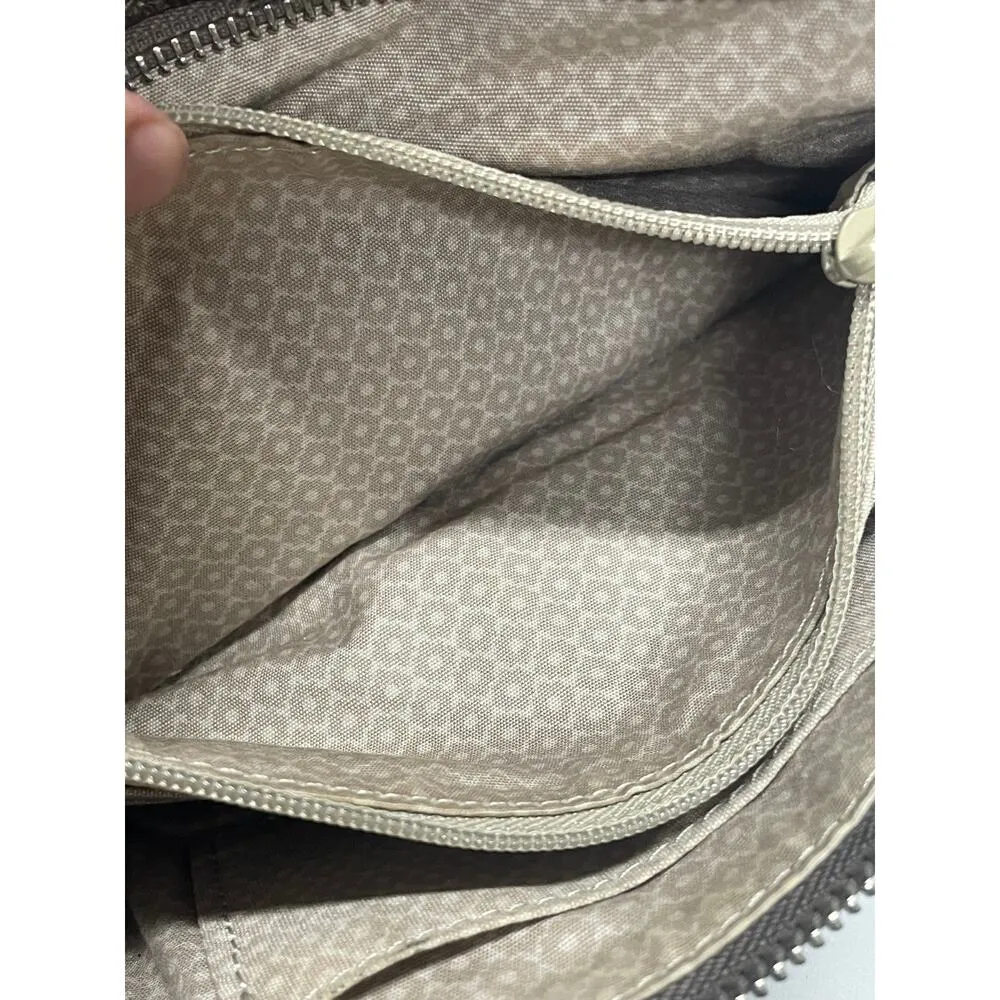 Brighton Your Bag Beck Bucket Organizer Pewter Wide Bottom Hobo Shoulder Purse - Image 11