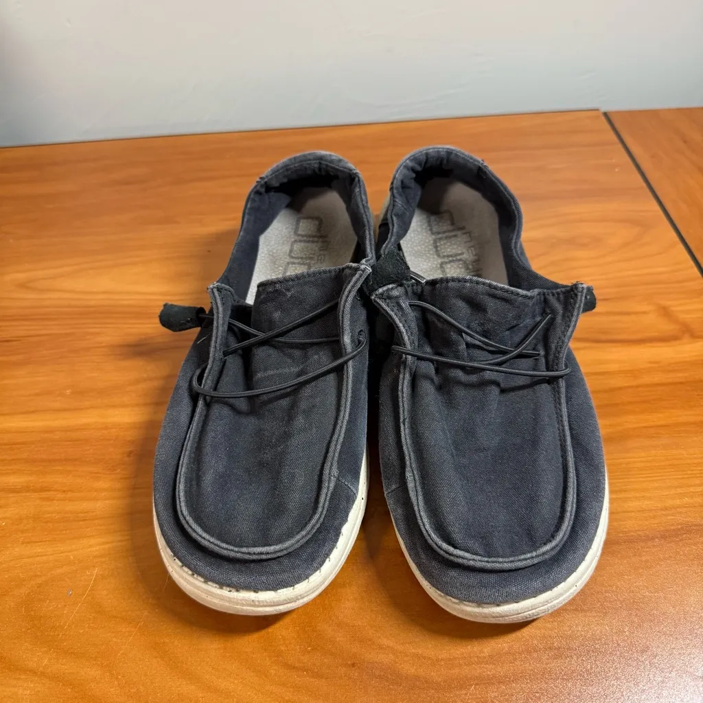 Hey Dude Women’s Wendy Black Slip On Canvas Shoe‎ Casual Comfort W8 - Image 6