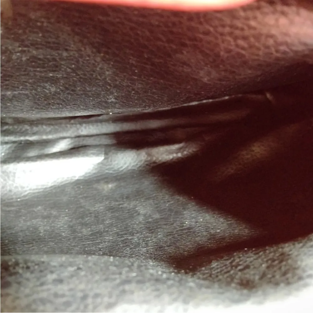 Fendi Pasta Red Leather Mini Handbag EUC - Image 8