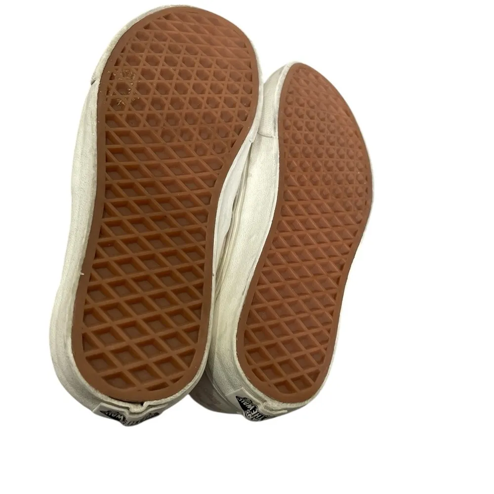 Vans Pink and White Sneakers Soft Slip-On Style - Image 6