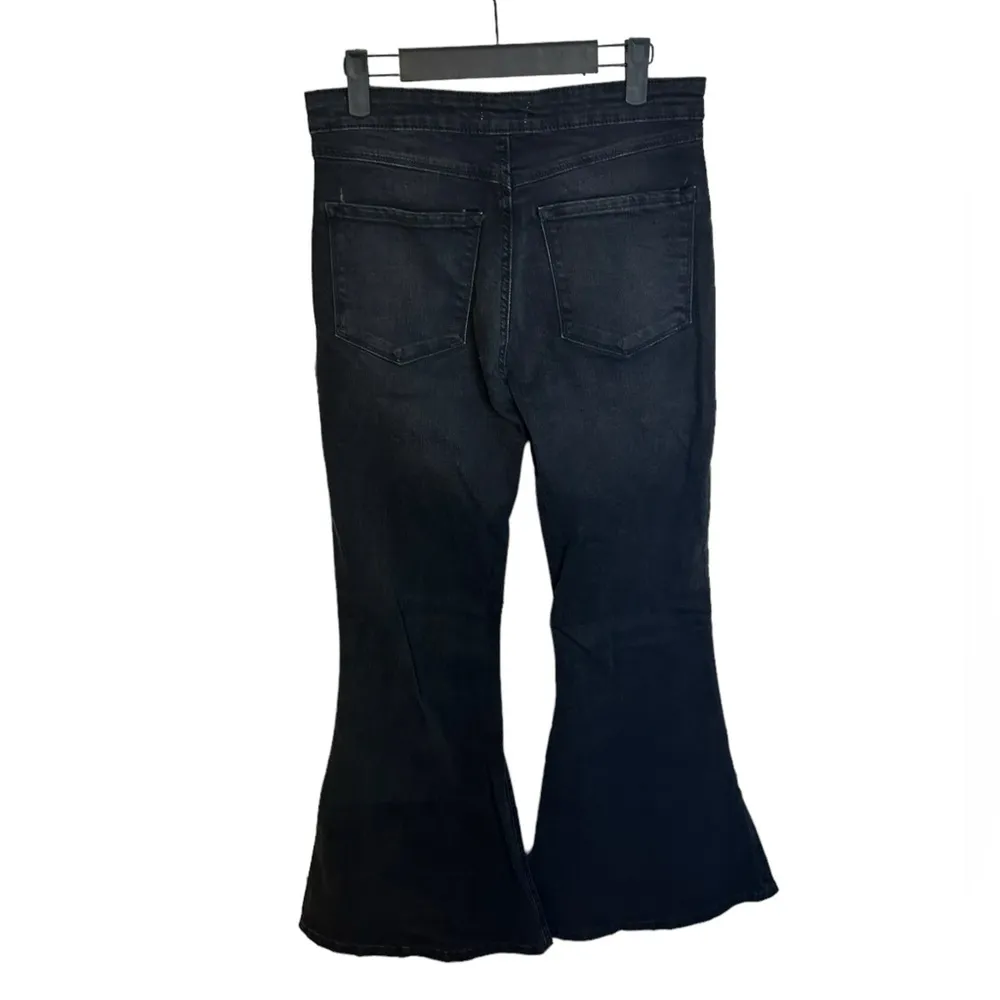 Forever 21 High Rise Black Flare Jeans - Image 2