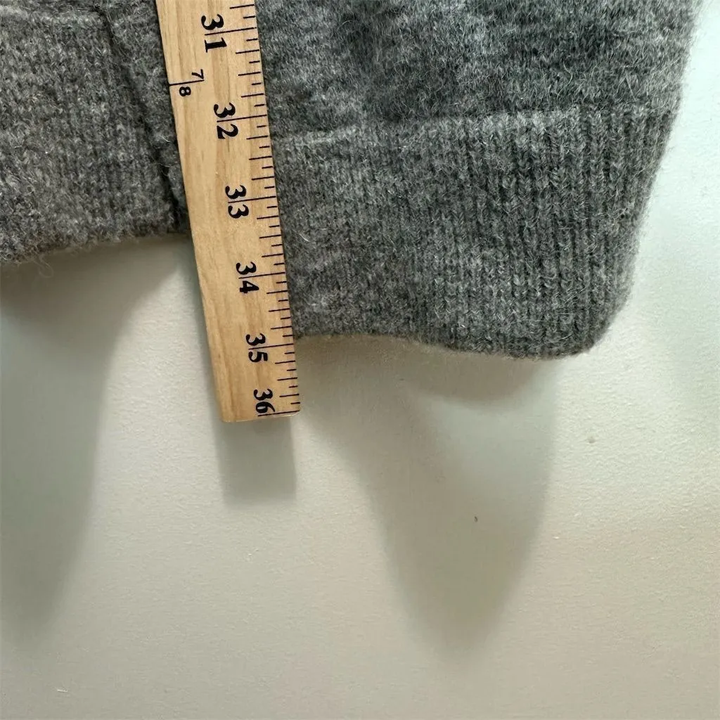 Wilfred Free Cardigan XXS Alpaca Wool Blend Gray Cozy Minimalist Softcore Scandi - Image 6