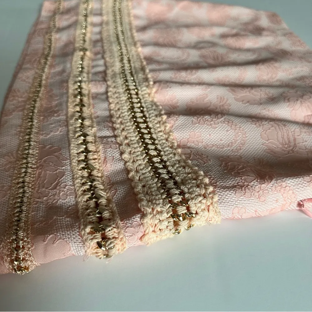 Potters Pink Lace Crochet Mini Skirt - Y2K Inspired, M - Image 16