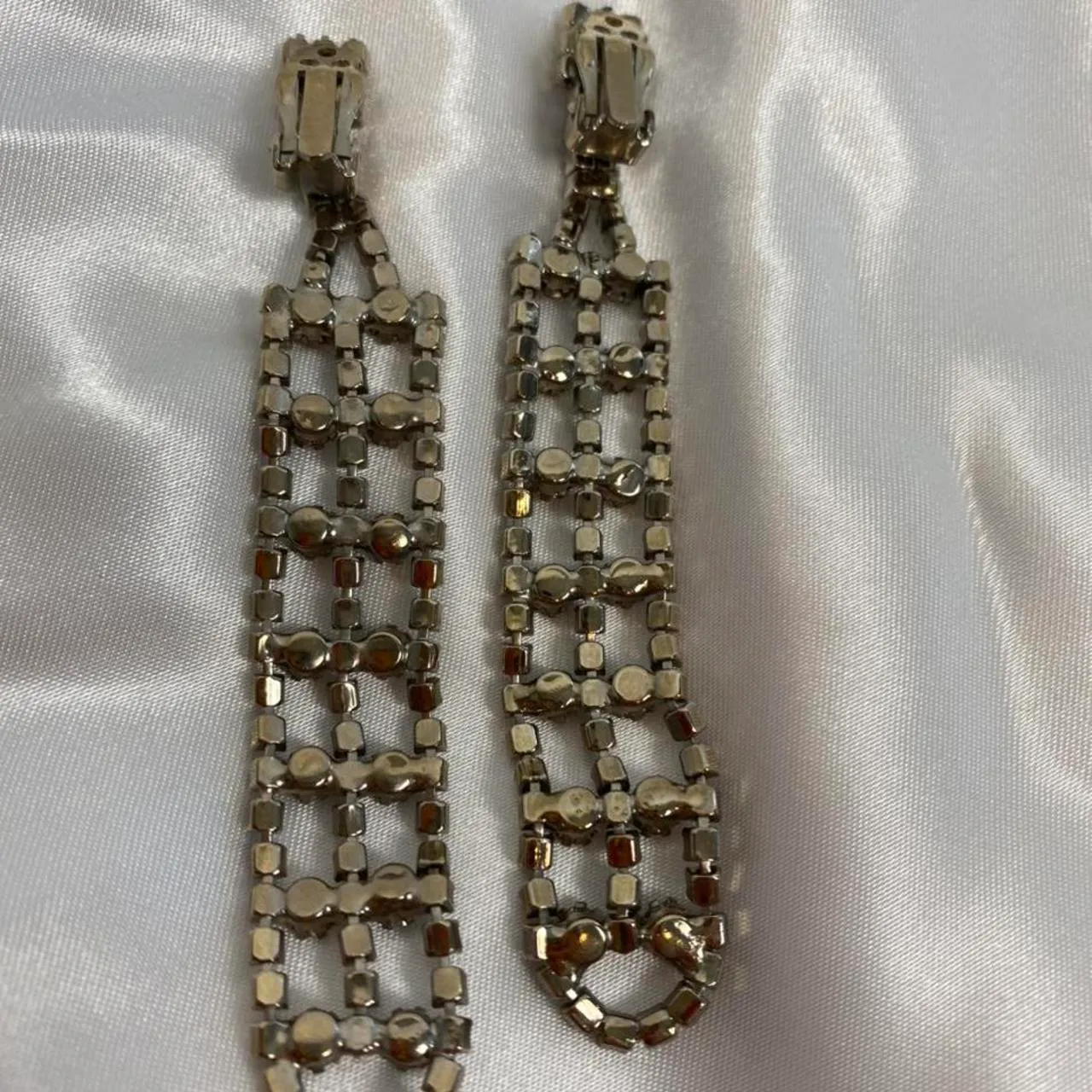 Crystal Drop Dangly Earrings - Image 3