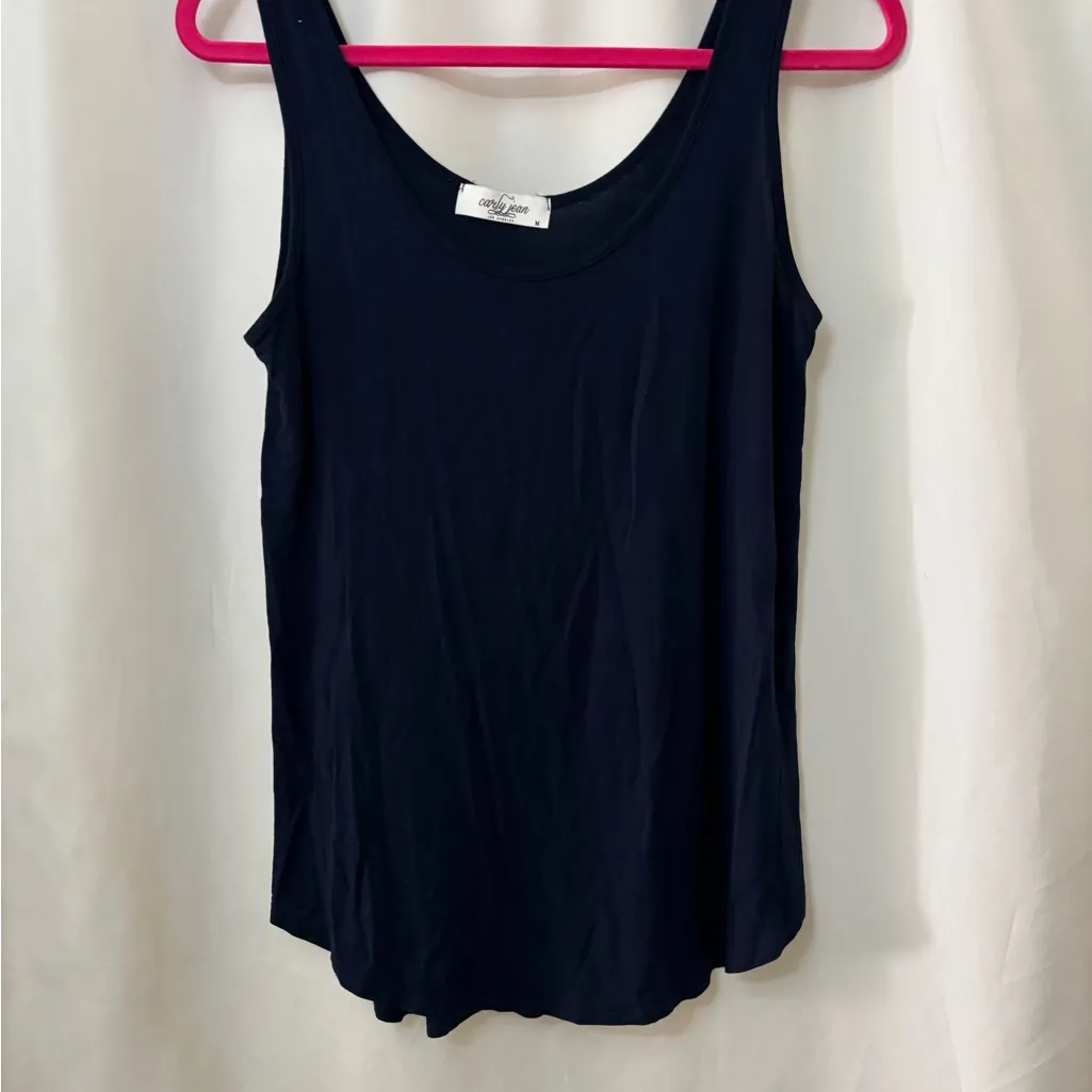 Cathy Jean Deep Blue Tank Top - Image 2