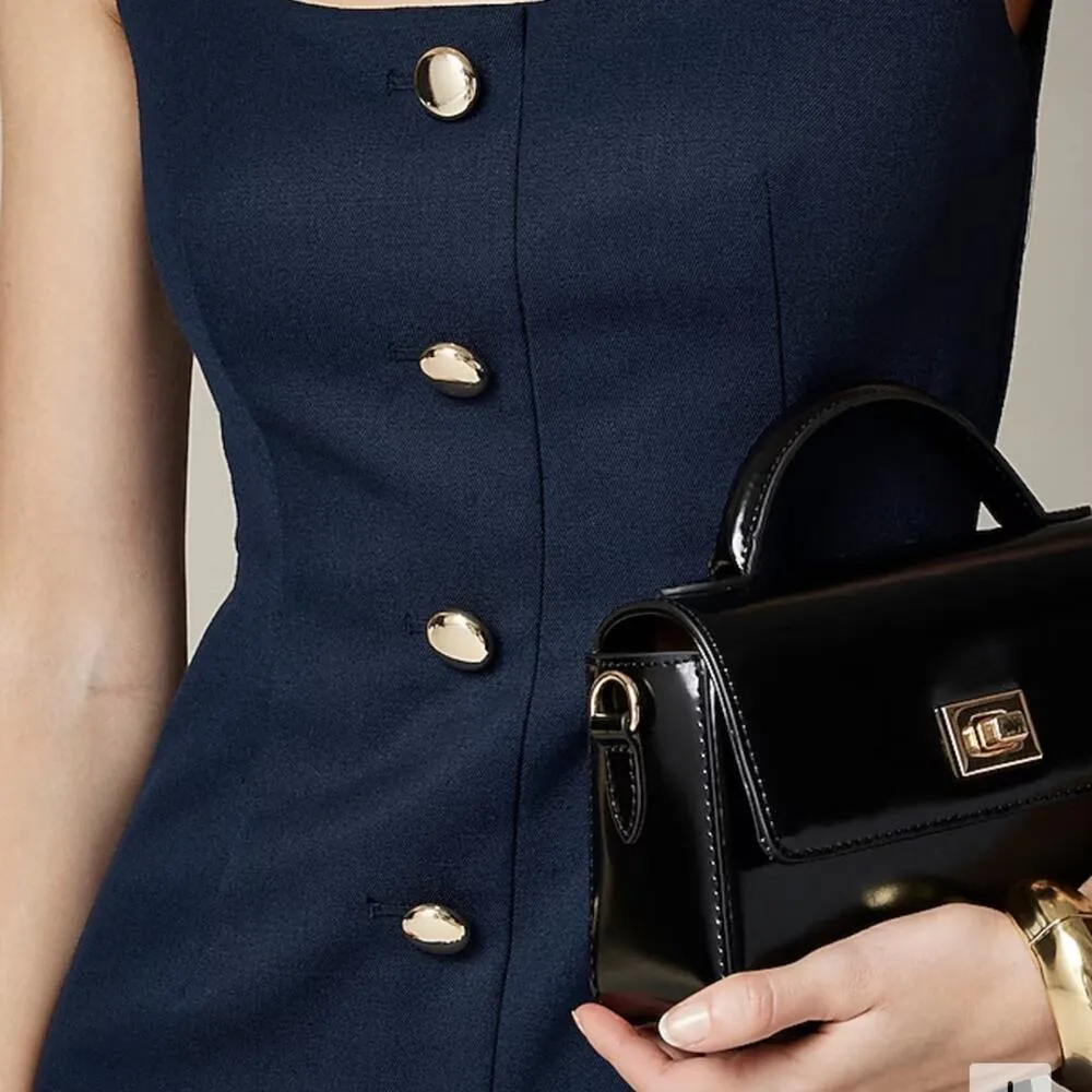 J.Crew  Sofia sleeveless dress in structured wool - Image 2