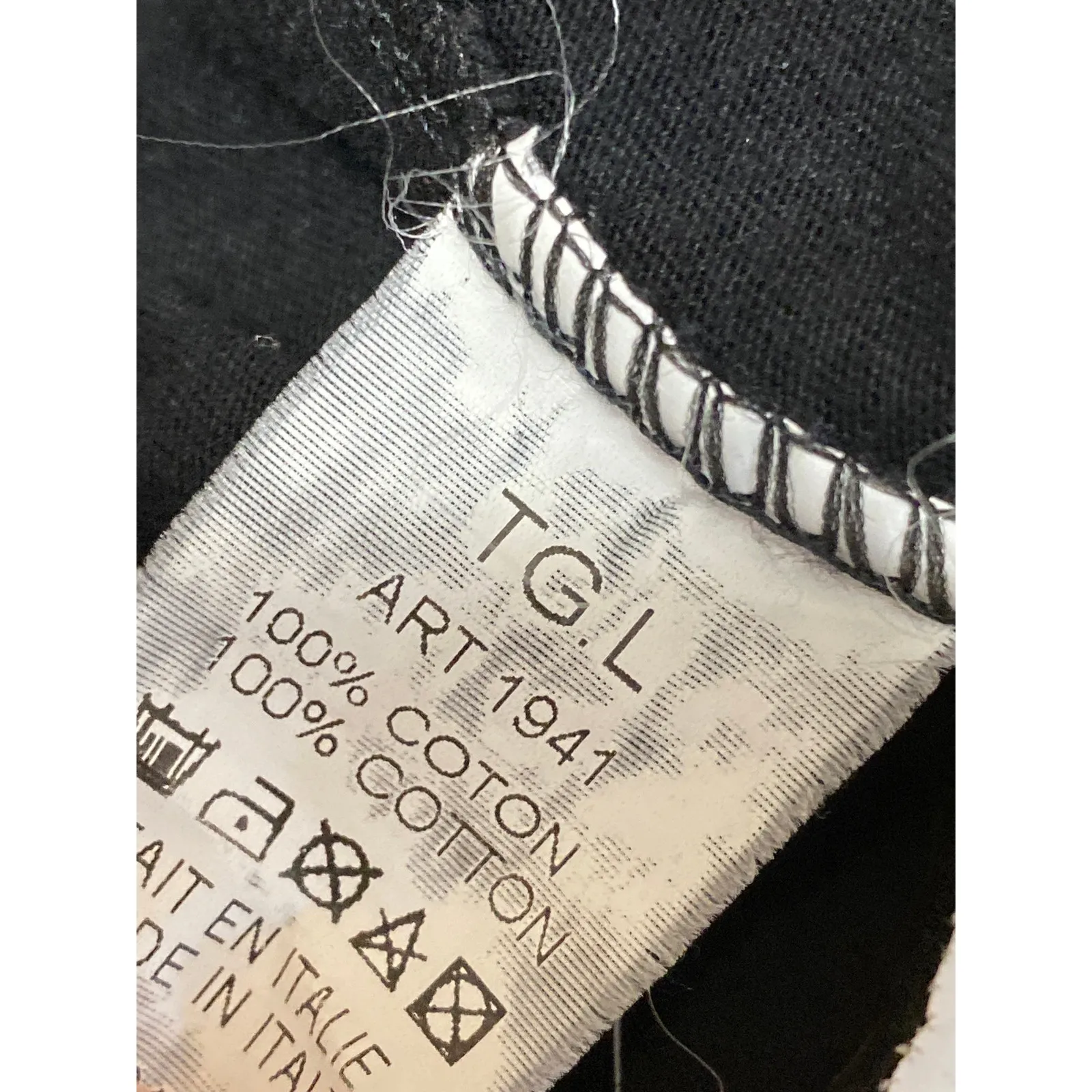 Le31 Simons Womens Black Sequin Bird Embroidered Crewneck T Shirt Tee Top Size L Size L - Image 5