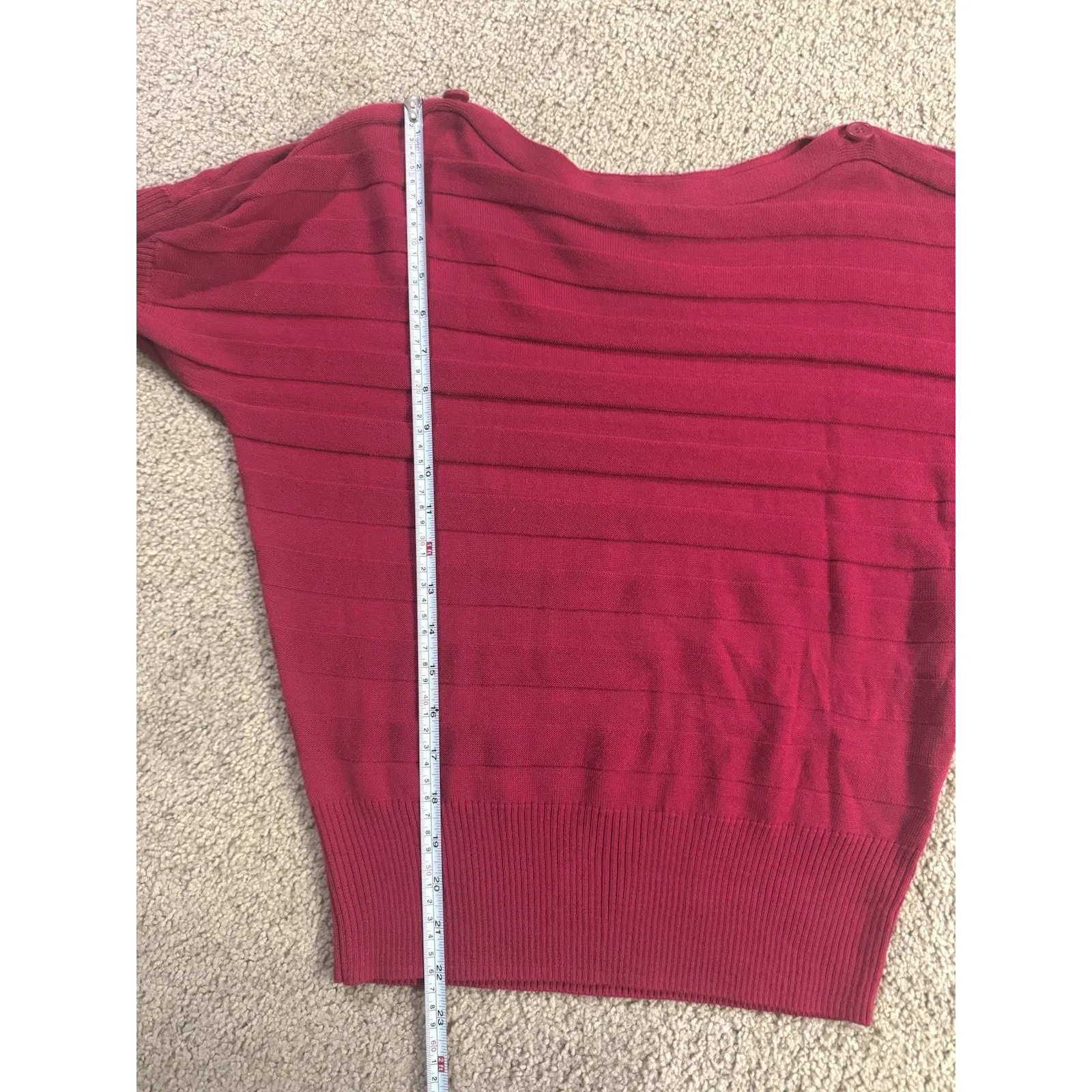 New York & Company Women’s Fuschia Cold - Image 9