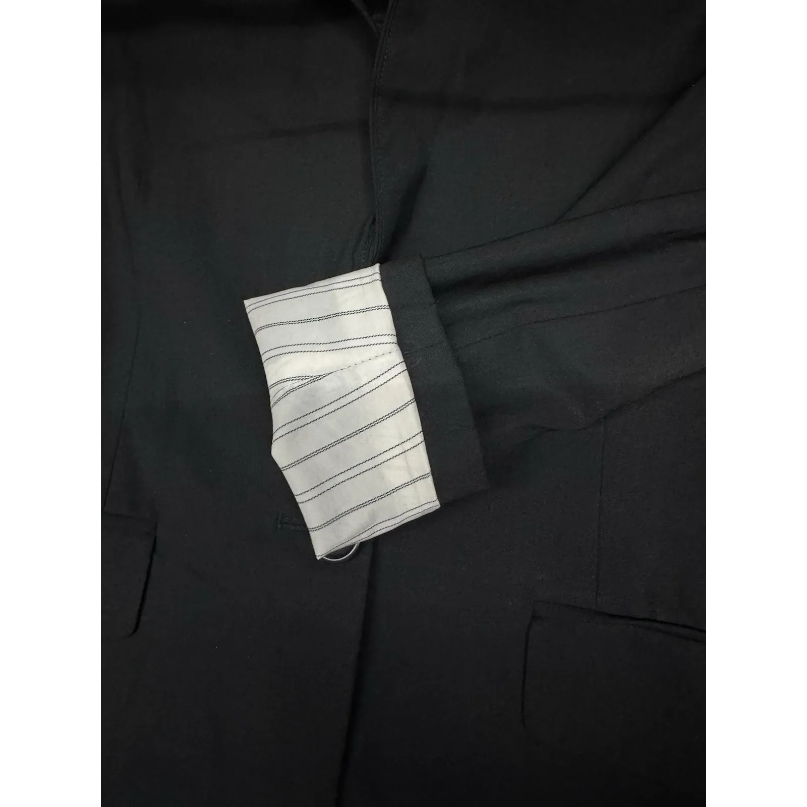 Theory Vintage Black Wool Single Button Blazer Jacket Women’s Size 00 - Image 7