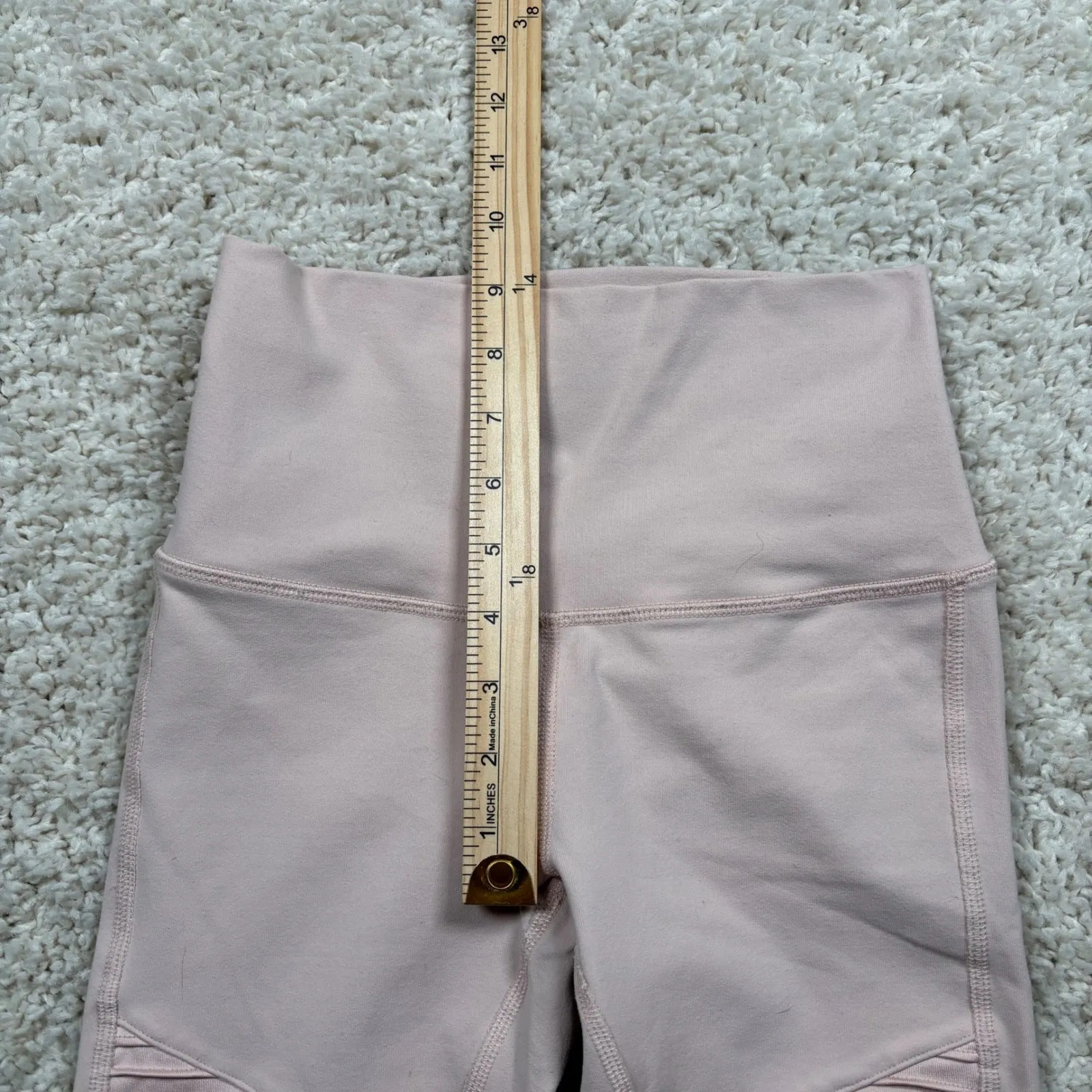 Alo Yoga Moto Leggings High Waist Pink Womens Size XS Athletic Activewear - Image 8