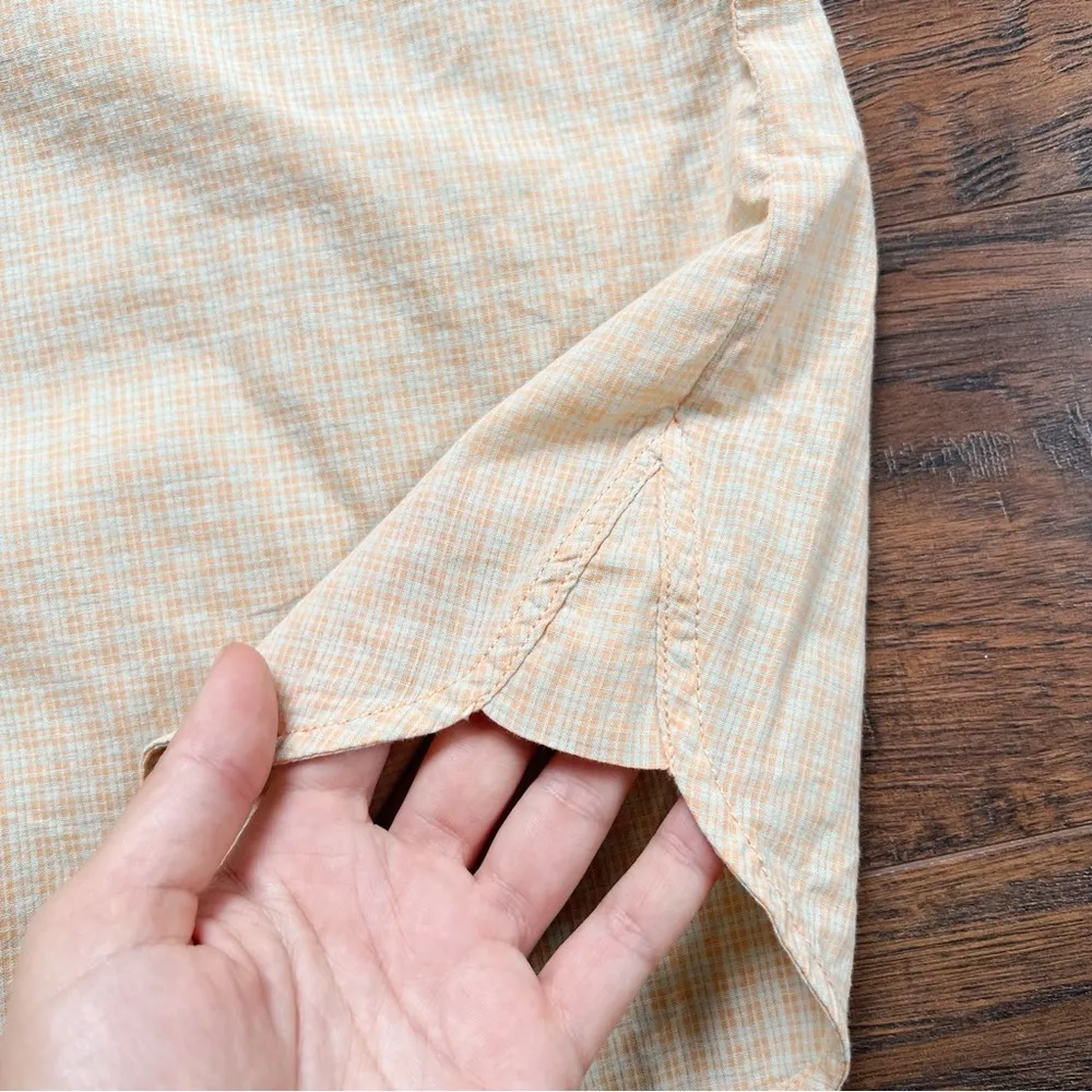 Everlane • The Cotton Tourist Shirt button down oversized relaxed Orange Seafoam - Image 9