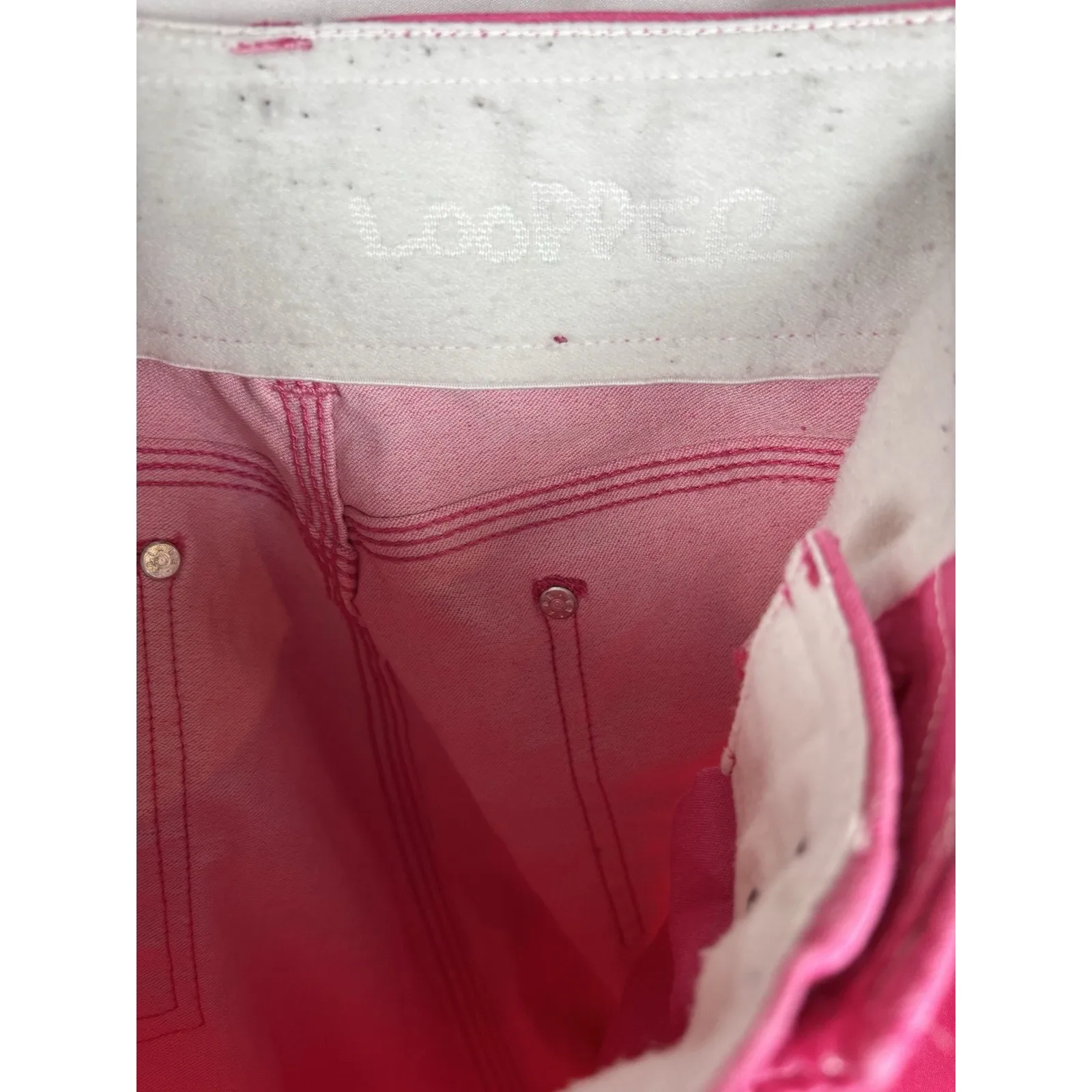 Western Cowgirl Loopper Pink Flare Barrel Racing Jeans‎ Size 42/8 - Image 7