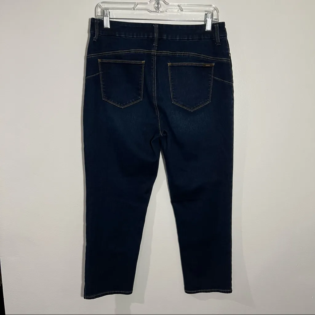 Chico's The So Lifting‎ Crop In Blue Size 8 - Image 5