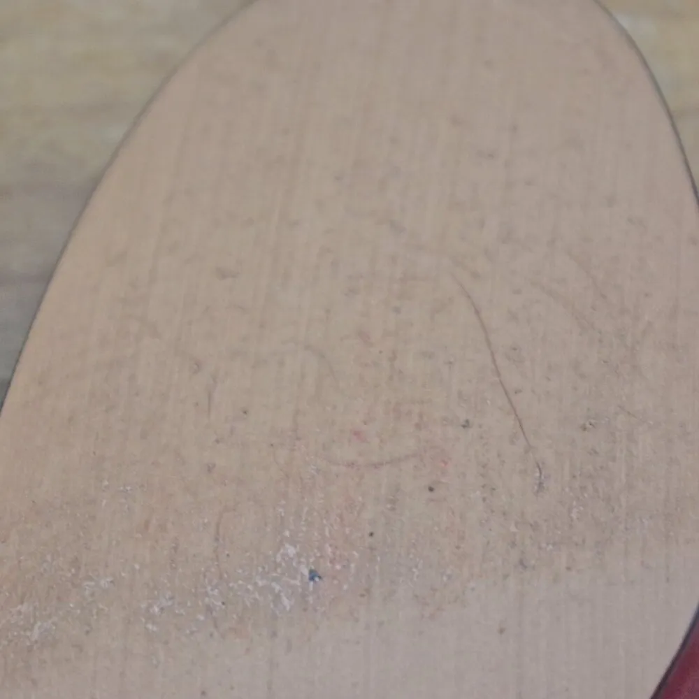 NOS Joan & David Red Leather Bow Front Flats Size 6.5M - Image 3