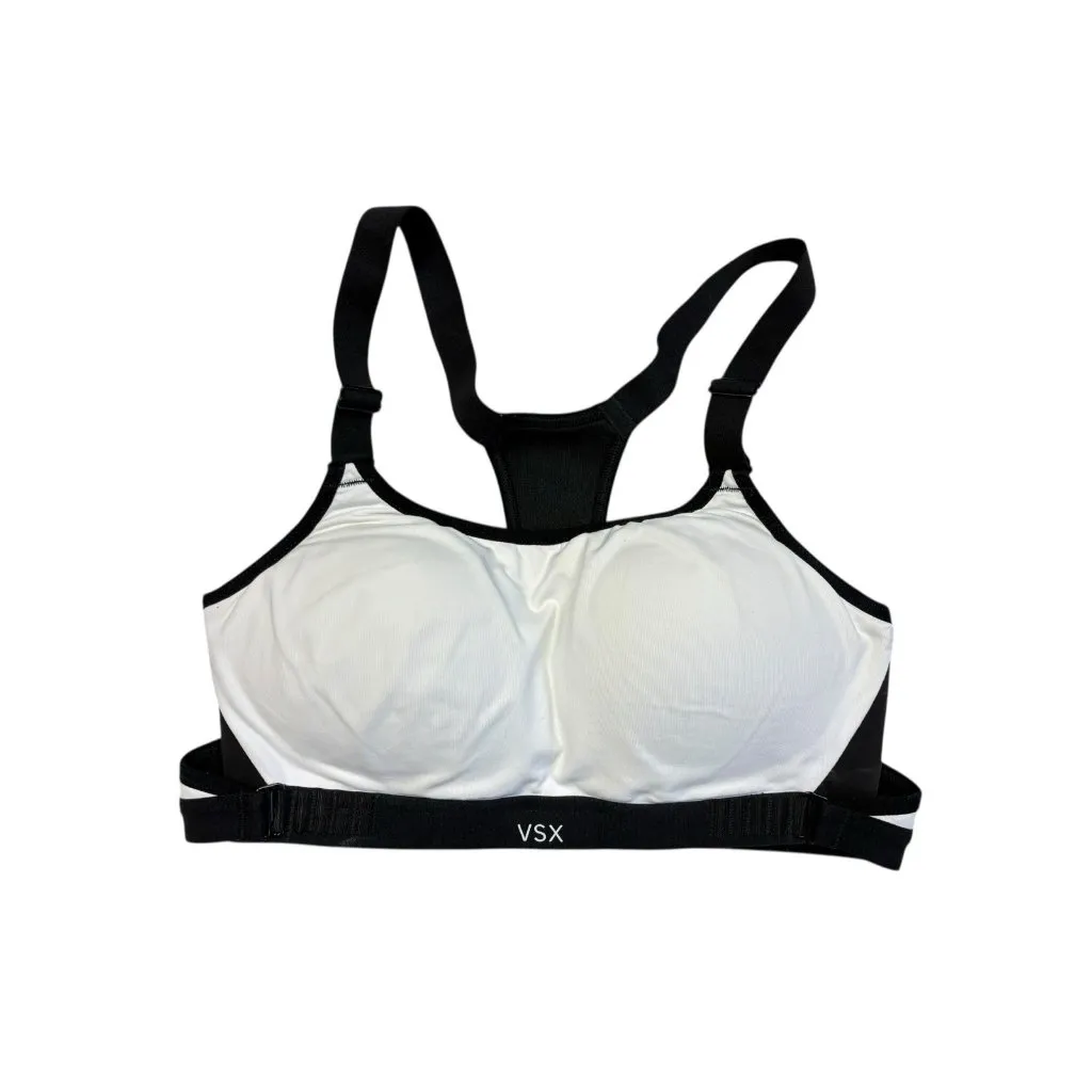 *Victoria's Secret VSX Sport Bra Womens 34B Black White Padded Sports Athletic - Image 5