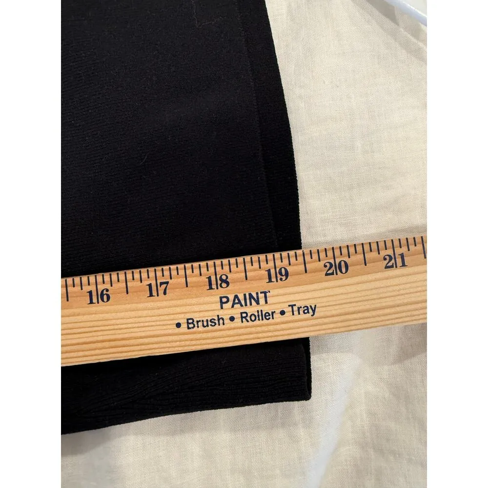 Joie Puff Sleeve Sheer Square Neck Semi Crop Top Black Women's Size XS - Image 7