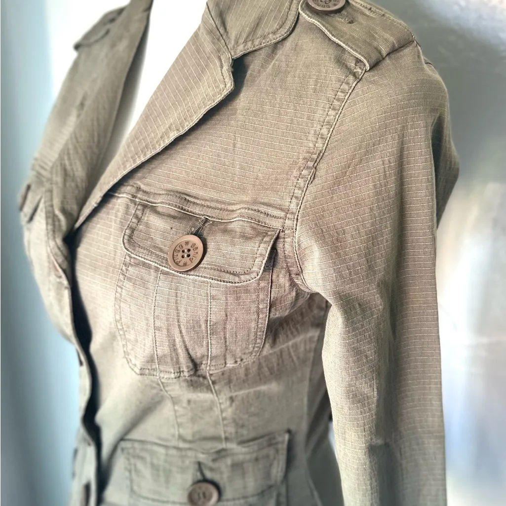 Plugg Green Utility Jacket Versatile and Stylish Size M - Image 3