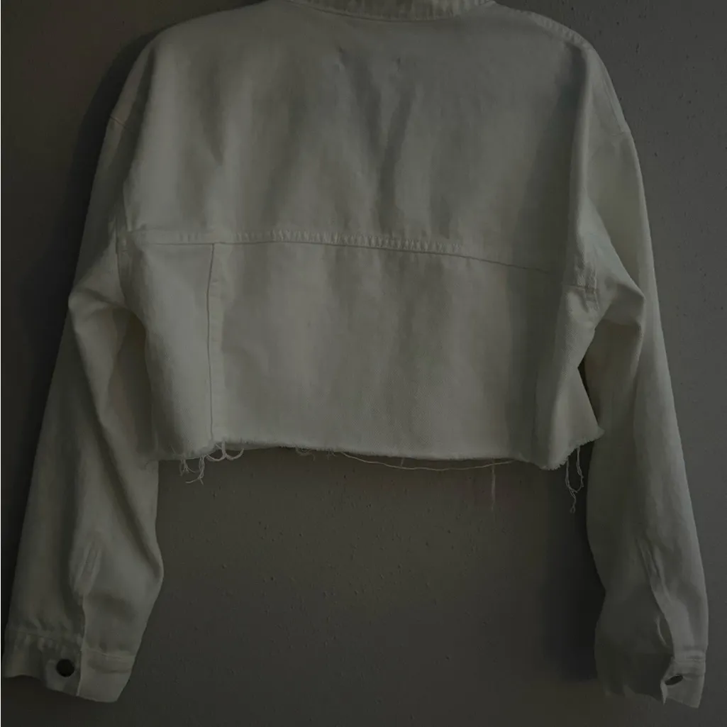 Love Tree White Jean Jacket - Image 6